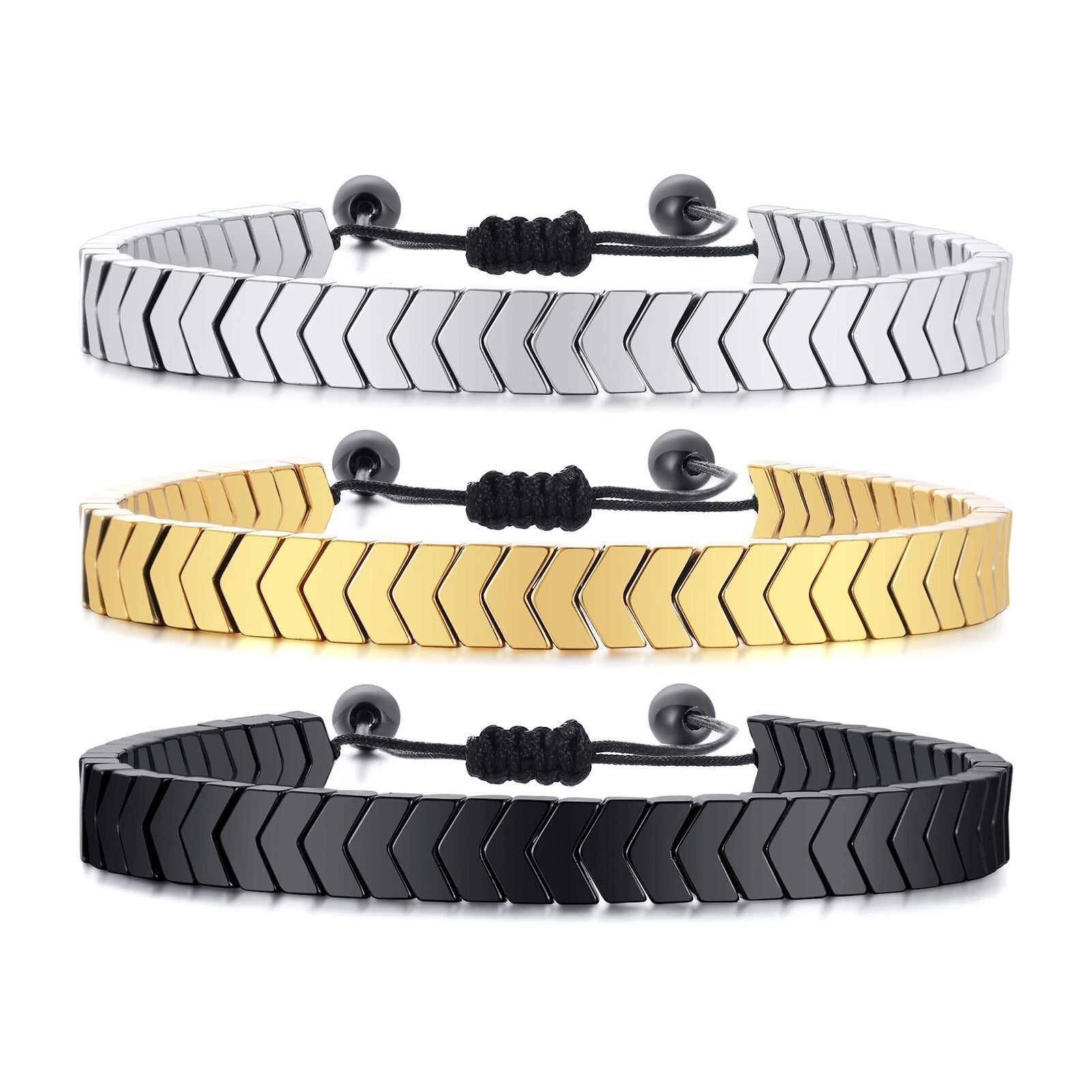 Hematite Arrows Bracelets
